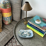 tray on coffee table