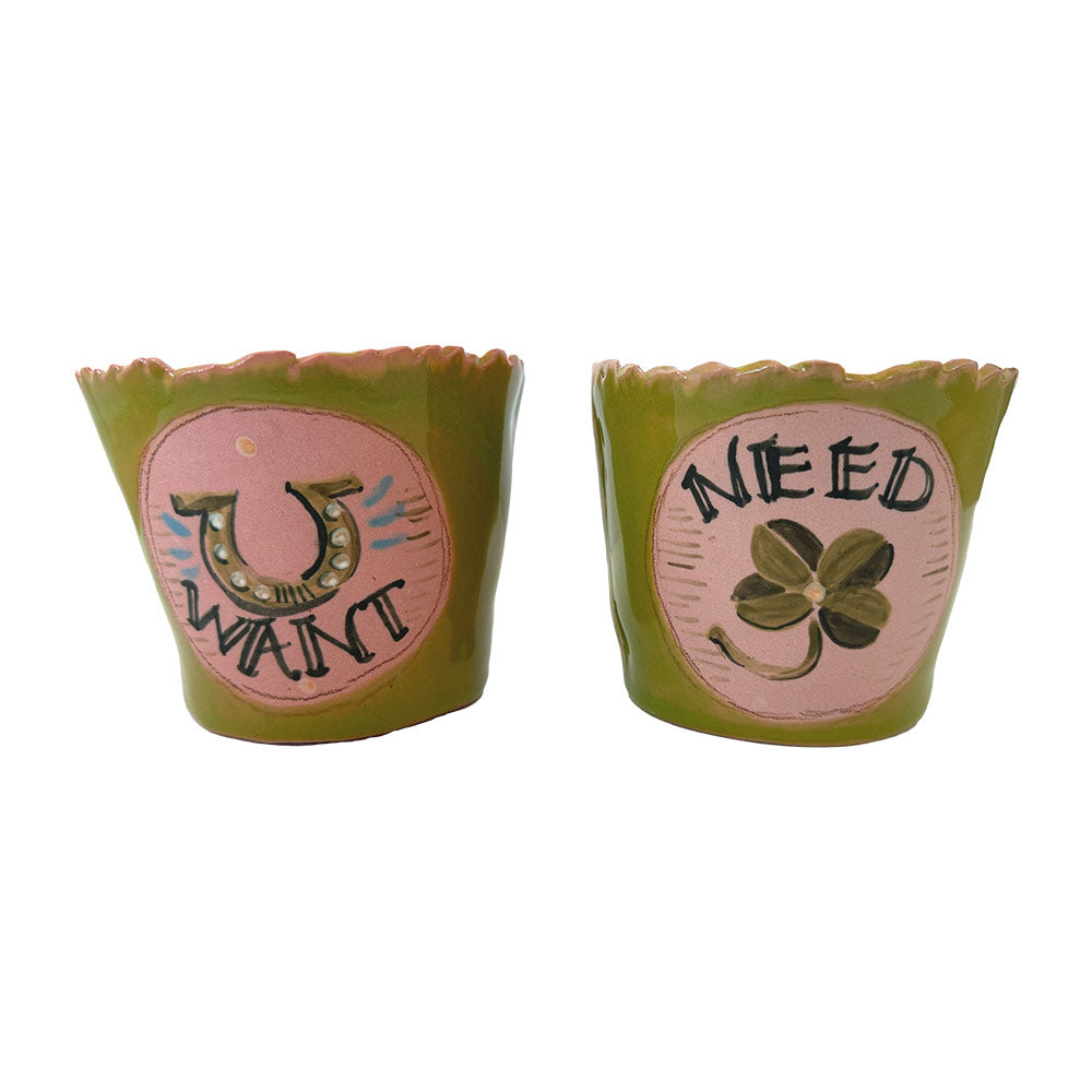 front of cachepots