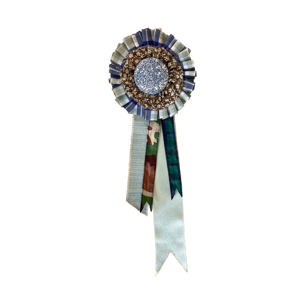 front of rosette