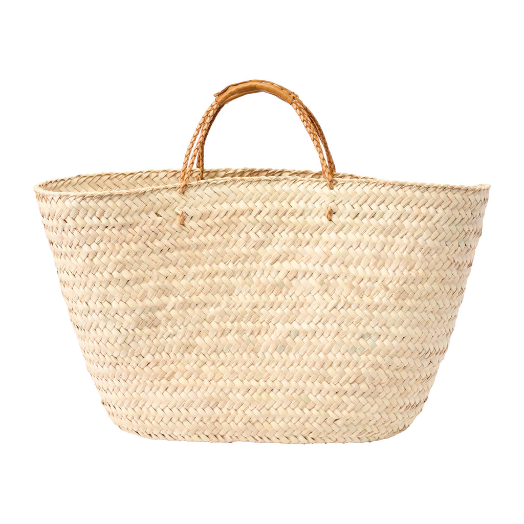 Moroccan-Basket-with-leather-handles-brown