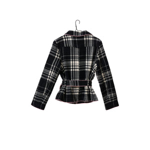 PLM-Cake-Plaid-Jacket-black-white-back