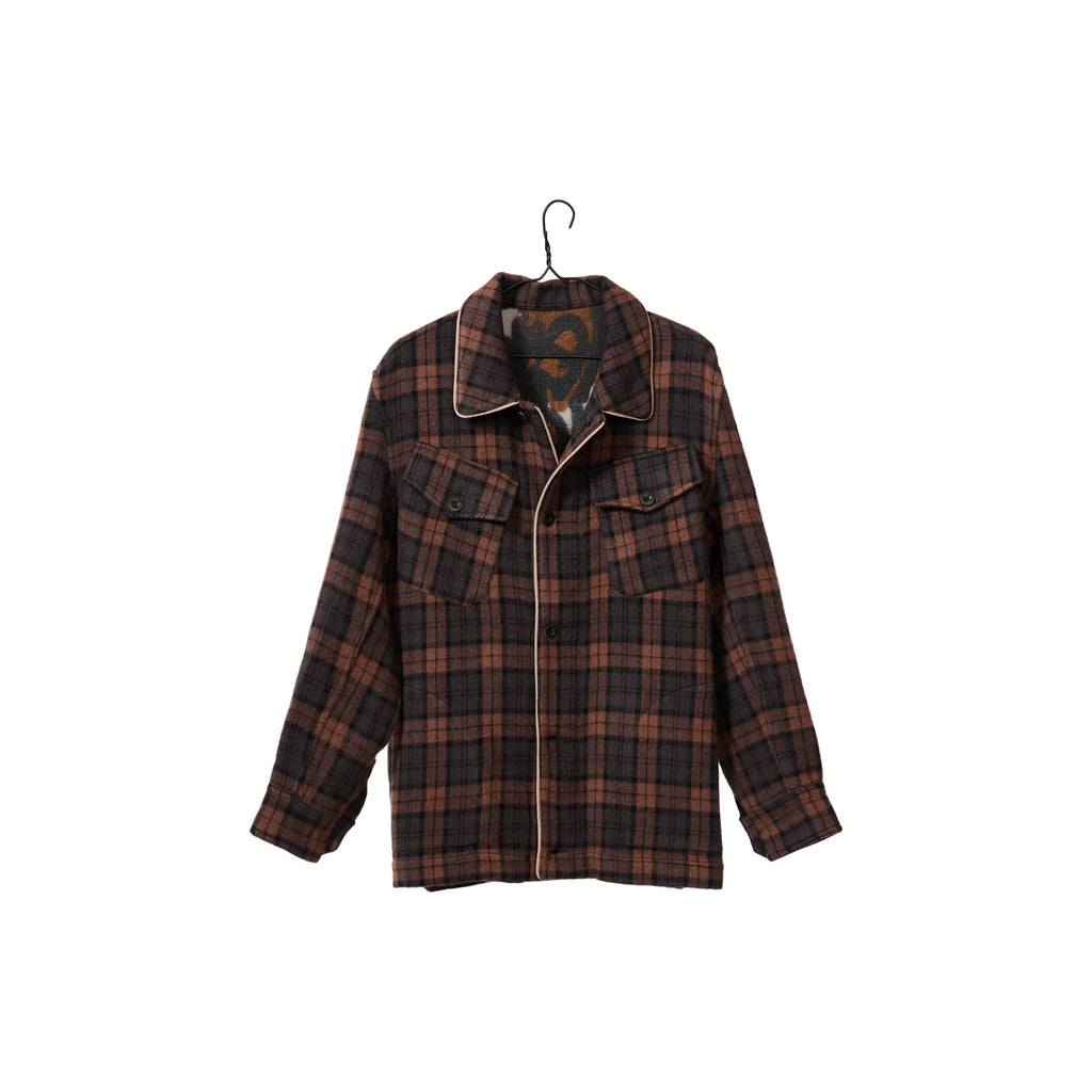 PLM-Cake-Plaid-Jacket-brown-front