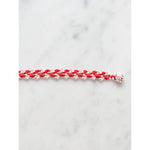 side of bracelet laid flat