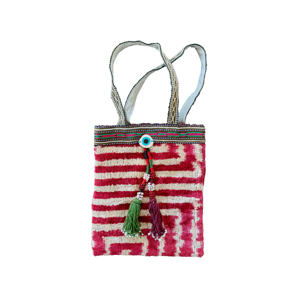 front of bag