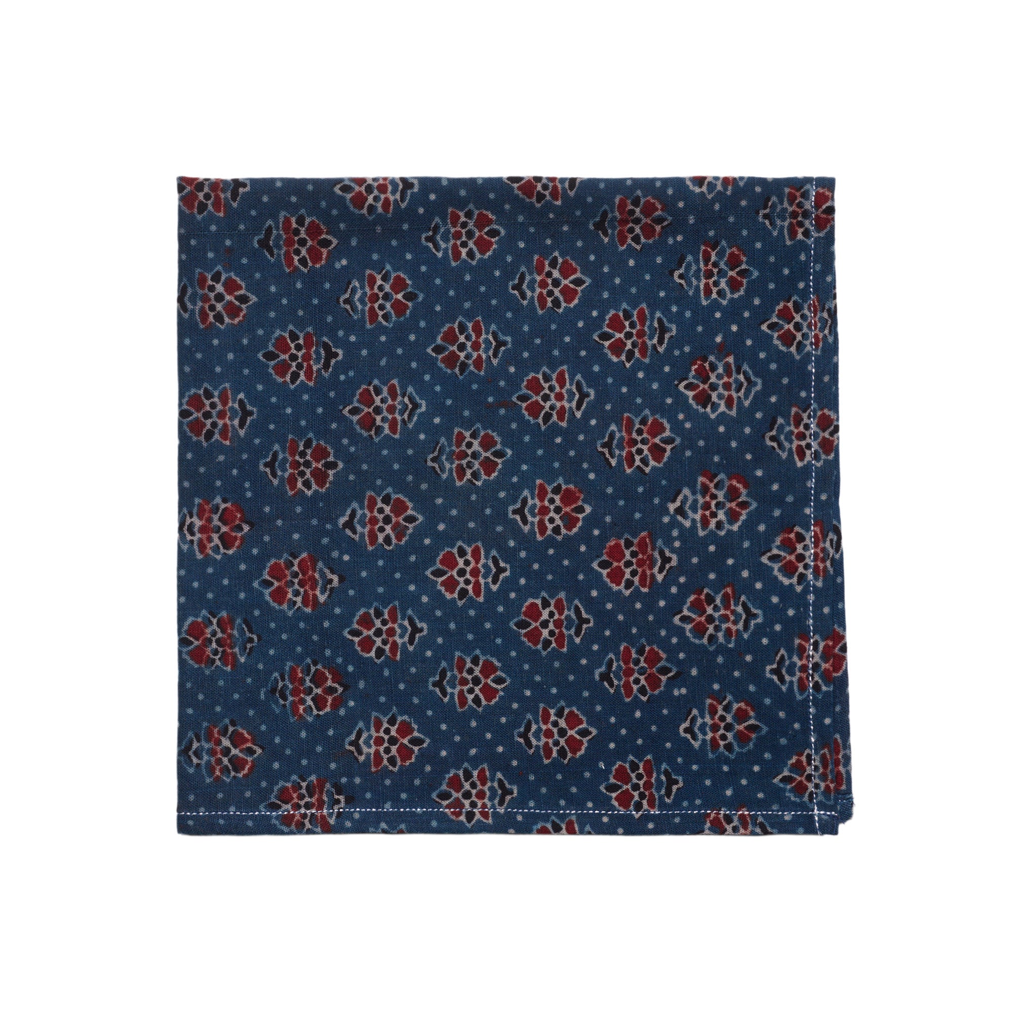 choix-napkin-blue-lotus-half-fold