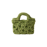 Bianca Lamé Micro Bag - Chartreuse