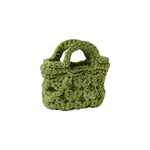 Bianca Lamé Micro Bag - Chartreuse
