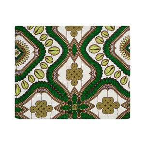 African Ankara Placemat - Green Shells