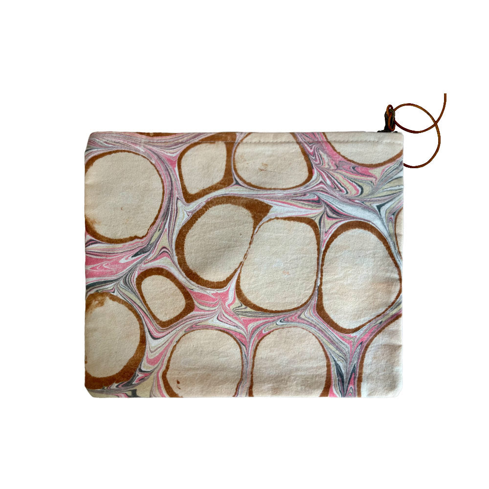 front of pouch