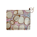 front of pouch