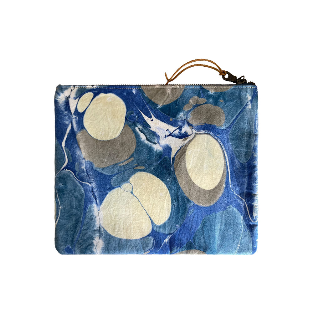 front of pouch
