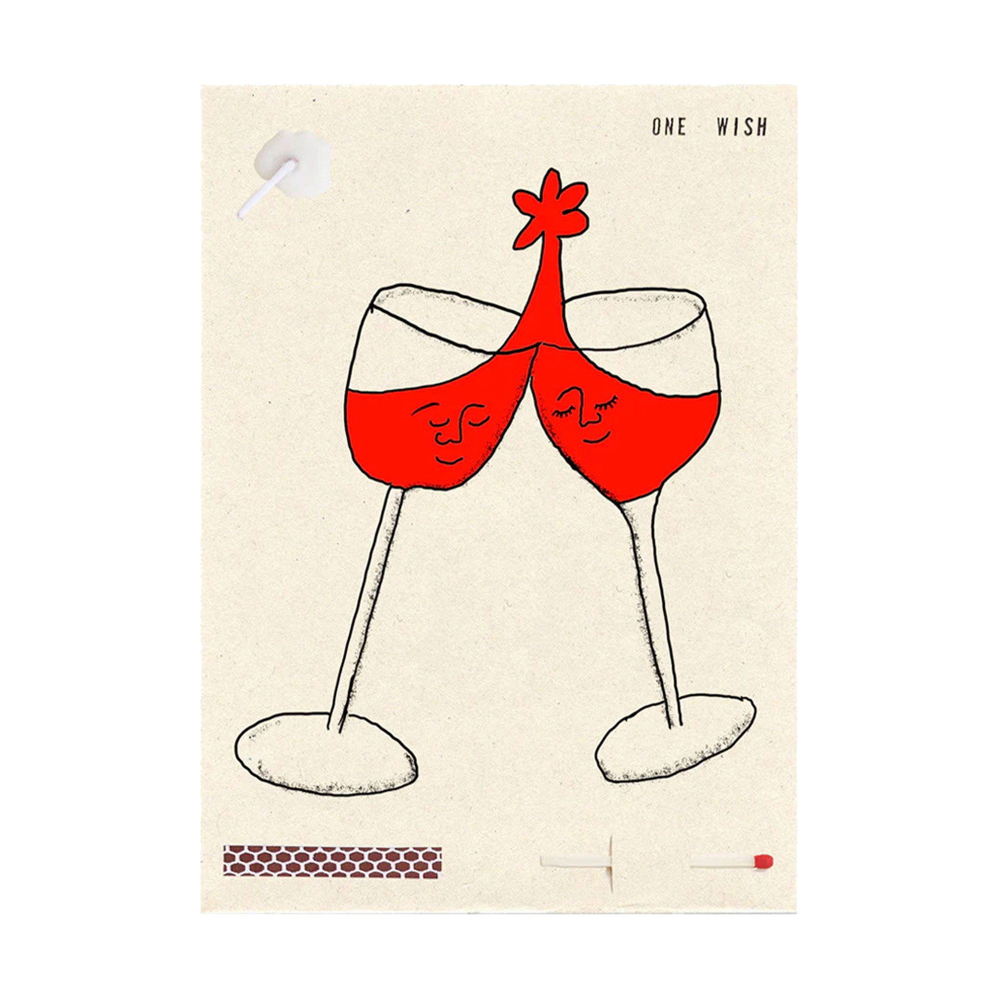 front of card