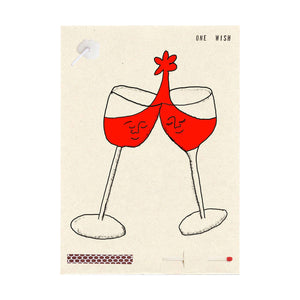 front of card