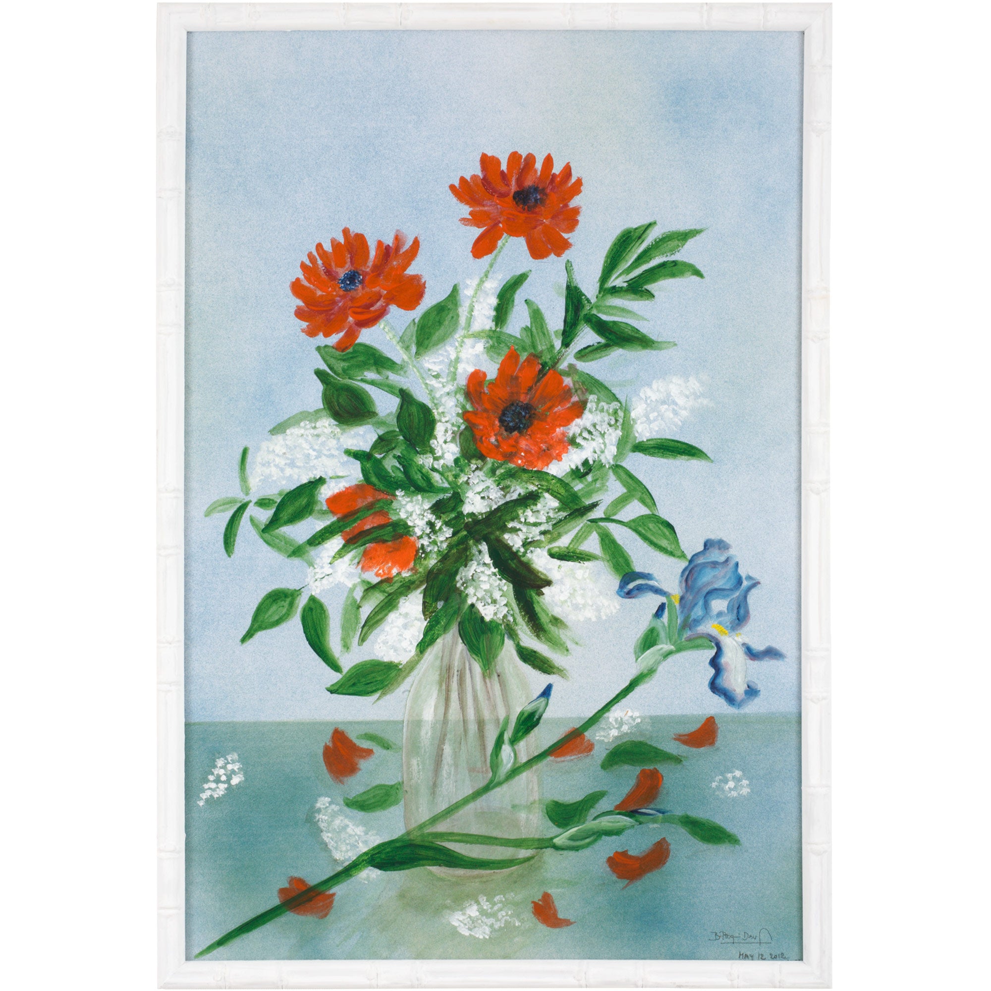 Flowers 107 - Framed
