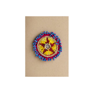 Afghani Dress Flower Card