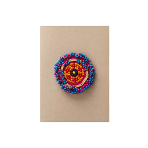 Afghani Dress Flower Card