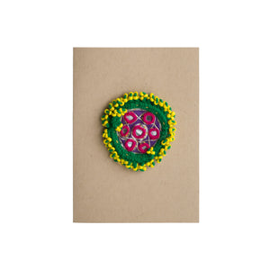 Afghani Dress Flower Card