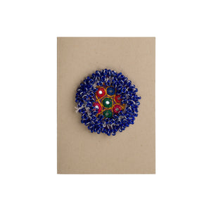 Afghani Dress Flower Card