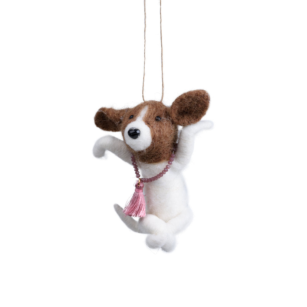 Yoga Dog Ornament