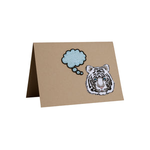 Pensive Tiger Card - A7