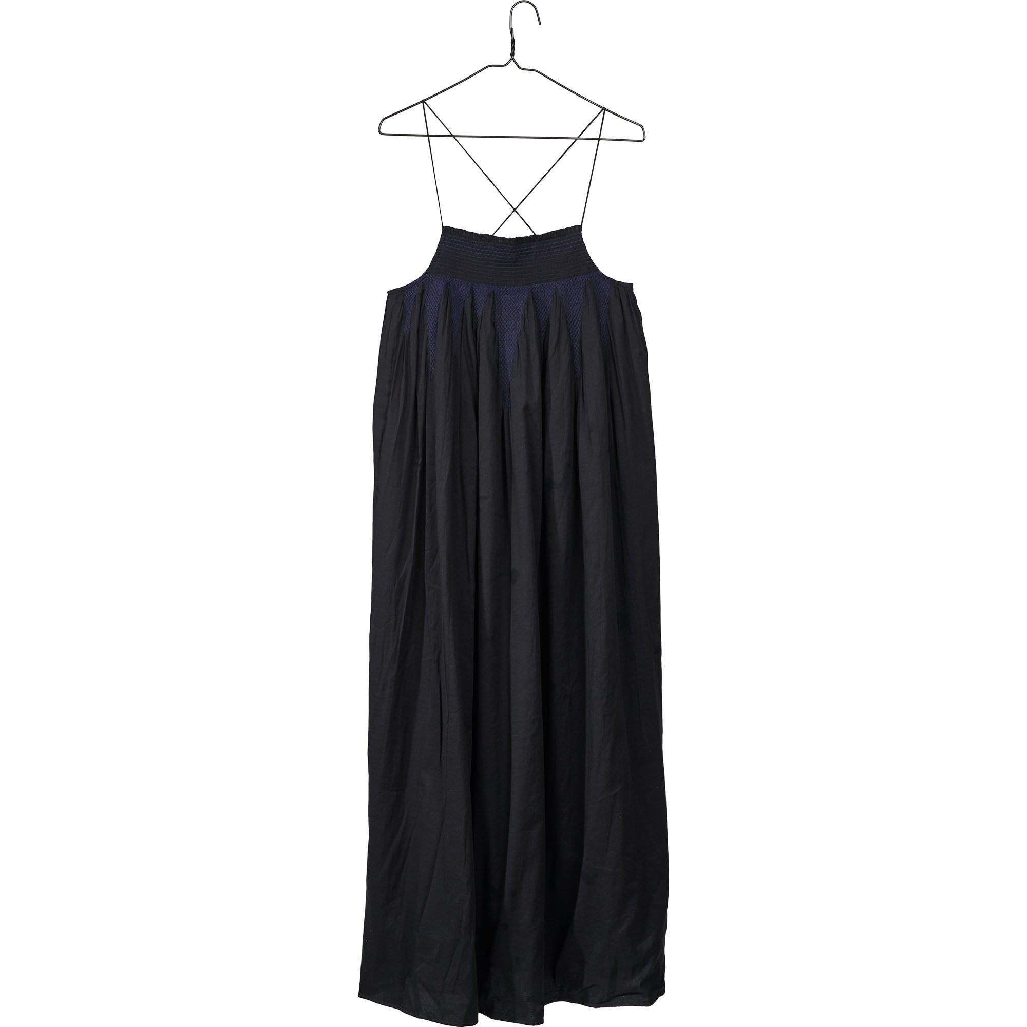 Maira Dress - Black + Navy