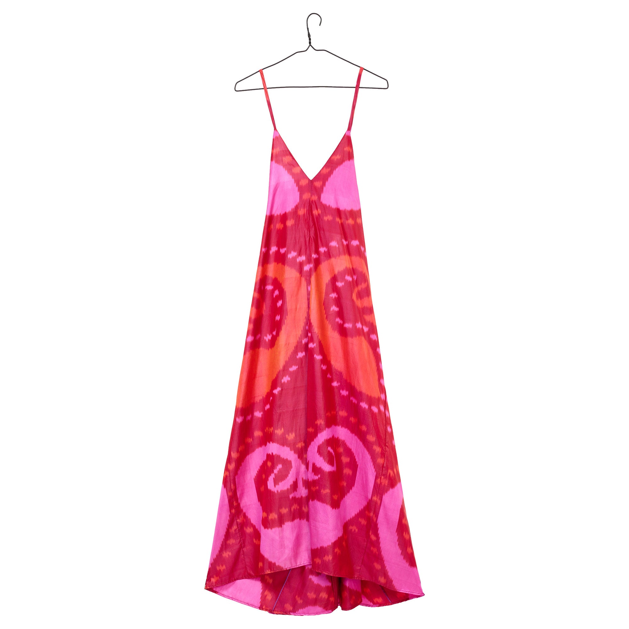 Beltepa_ciringuito_dress_pink_red_ikat