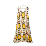 Beltepa_Silk_Ikat_dress_yellow