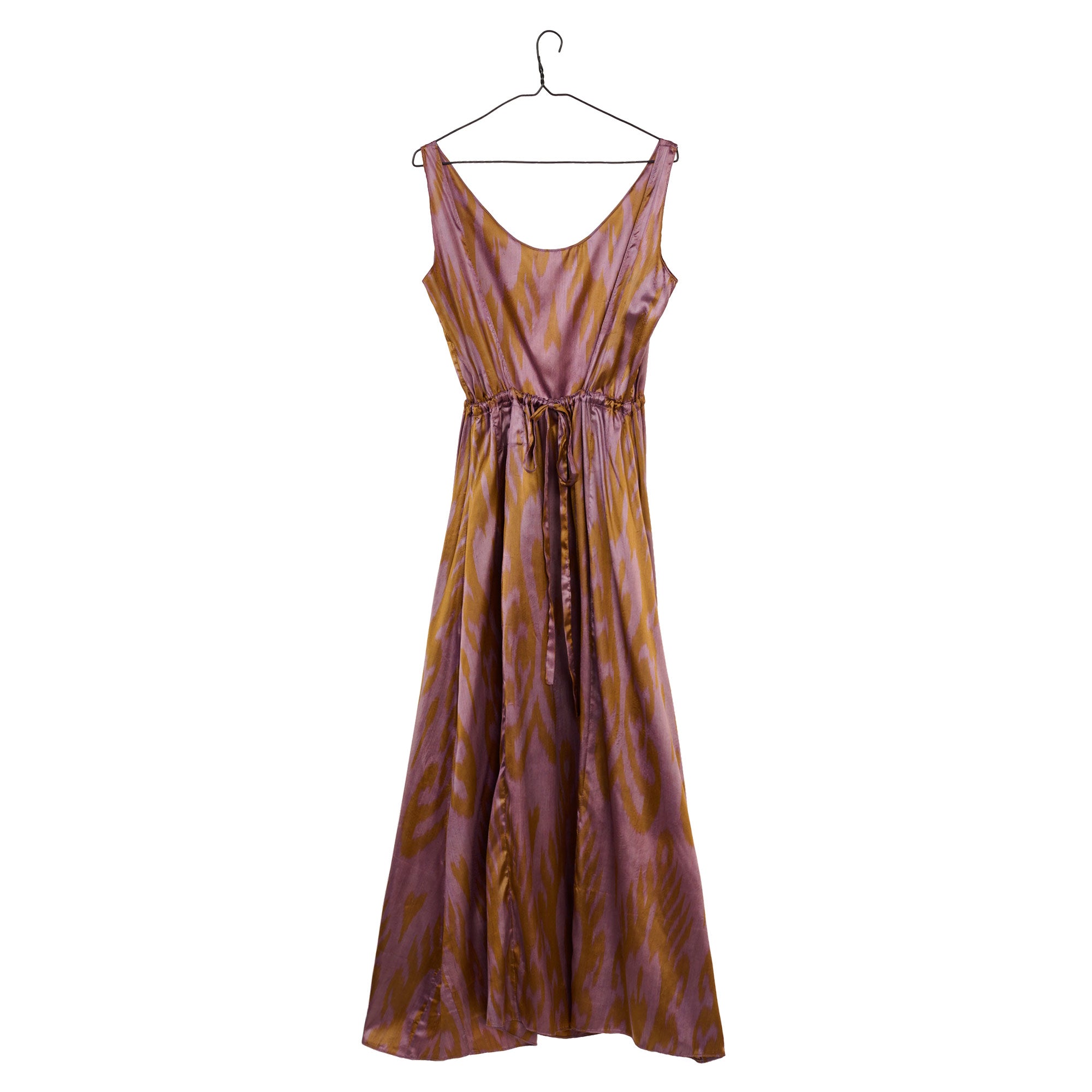 Beltepa Esme Ikat Dress - Purple Gold Choix Beltepa Esme Ikat Dress - Purple Gold Choix