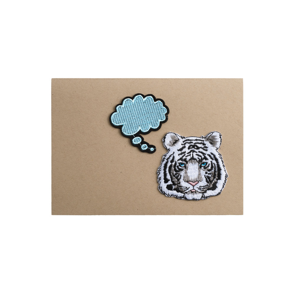 Pensive Tiger Card - A7