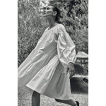 Choix-Future-Primitive-Mini-Mumtaz-White-Poplin-Dress-shown-on-model