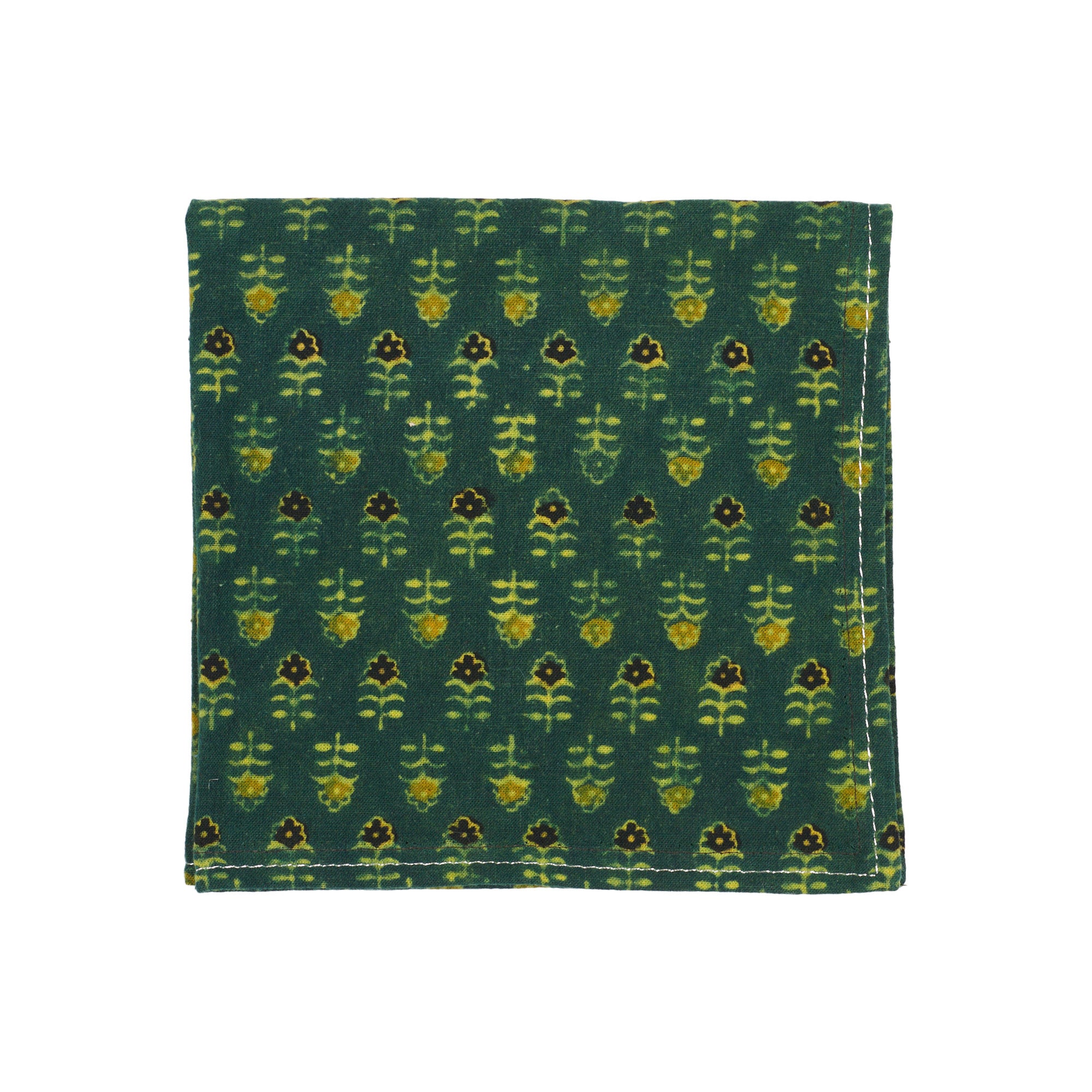 Northern-India-Block-Print-Cotton-Napkin-Set-folded