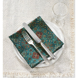 choix-napkin-northern-indian-block-print-1-set-with-silverware