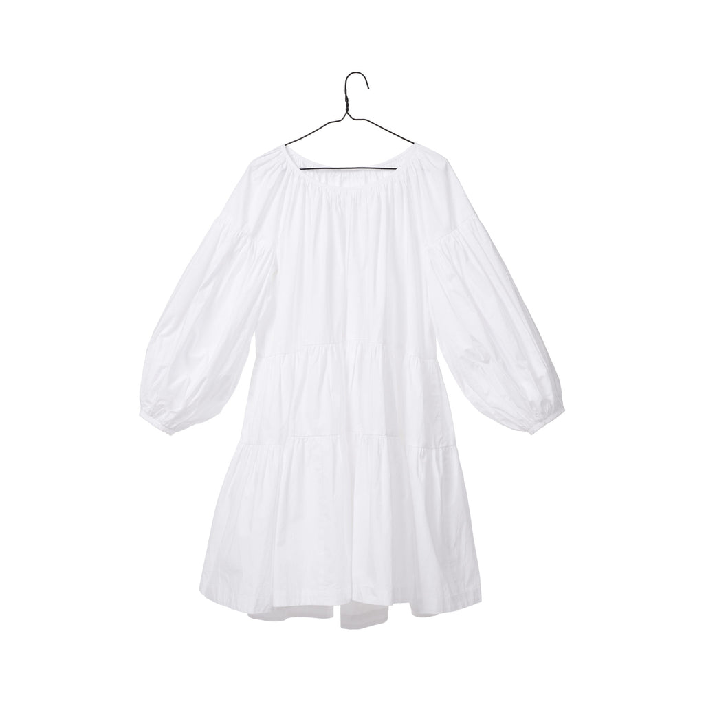 Choix-Future-Primitive-Mini-Mumtaz-White-Poplin-Dress
