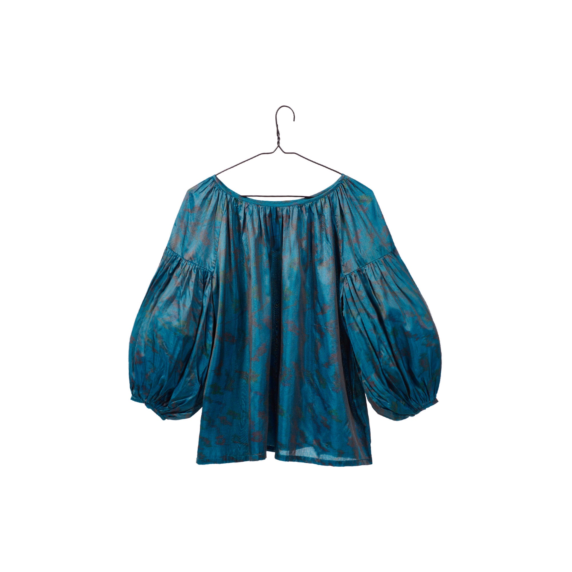 Chandini Top - Blue Ikat