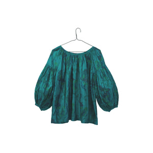 Chandini Top - Green Ikat