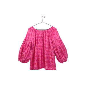 Chandini Top - Pink Ikat