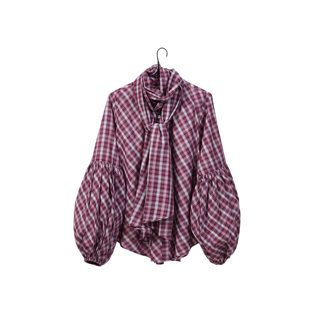 Future_Primitive_x_Choix_Zadie_blouse_Burgundy_Plaid