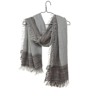 Leonor Scarf - Light Grey