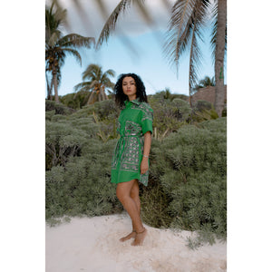 Caribbean Dress - Green - 1 Caribbean Dress - Green - 1