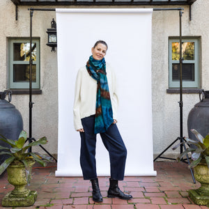 Whipped Coil Threaded Scarf