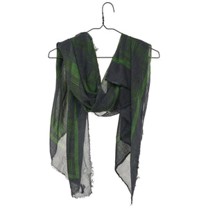 Lina Scarf - Green Plaid