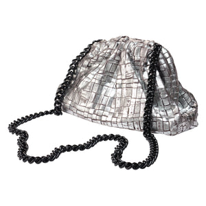 maria_la_rosa_mini_game_bag_silver_with_chain