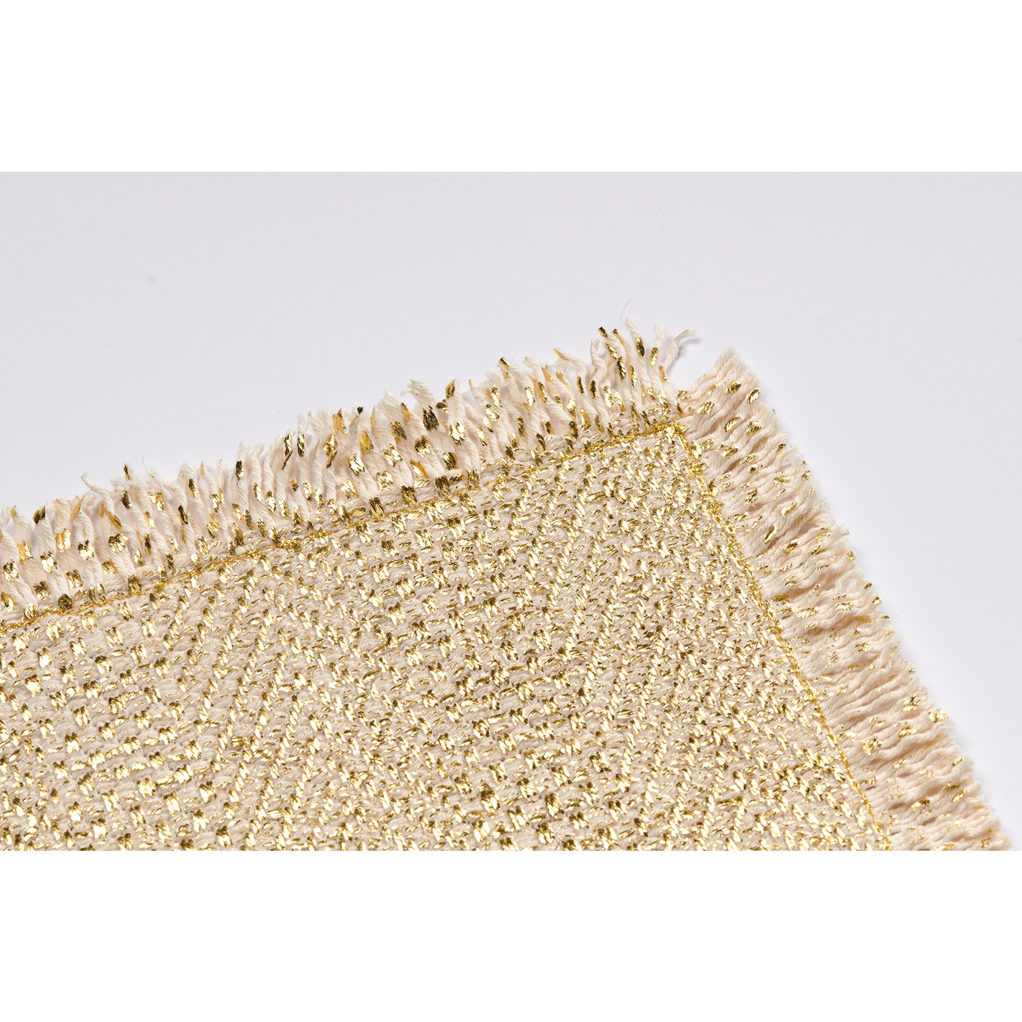 Fringed Placemat - Gold Melville - Set of 2