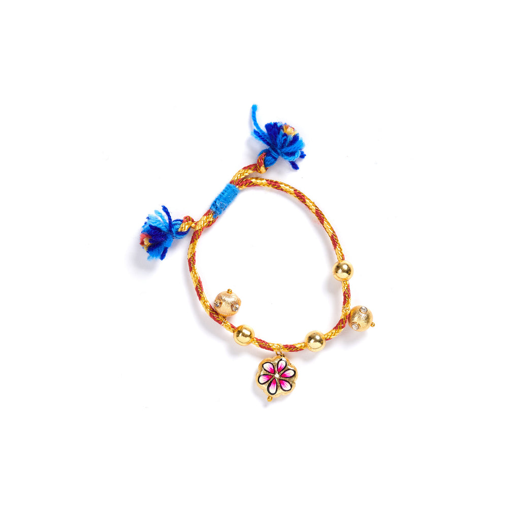 Joy Bracelet - Chestnut + Yellow
