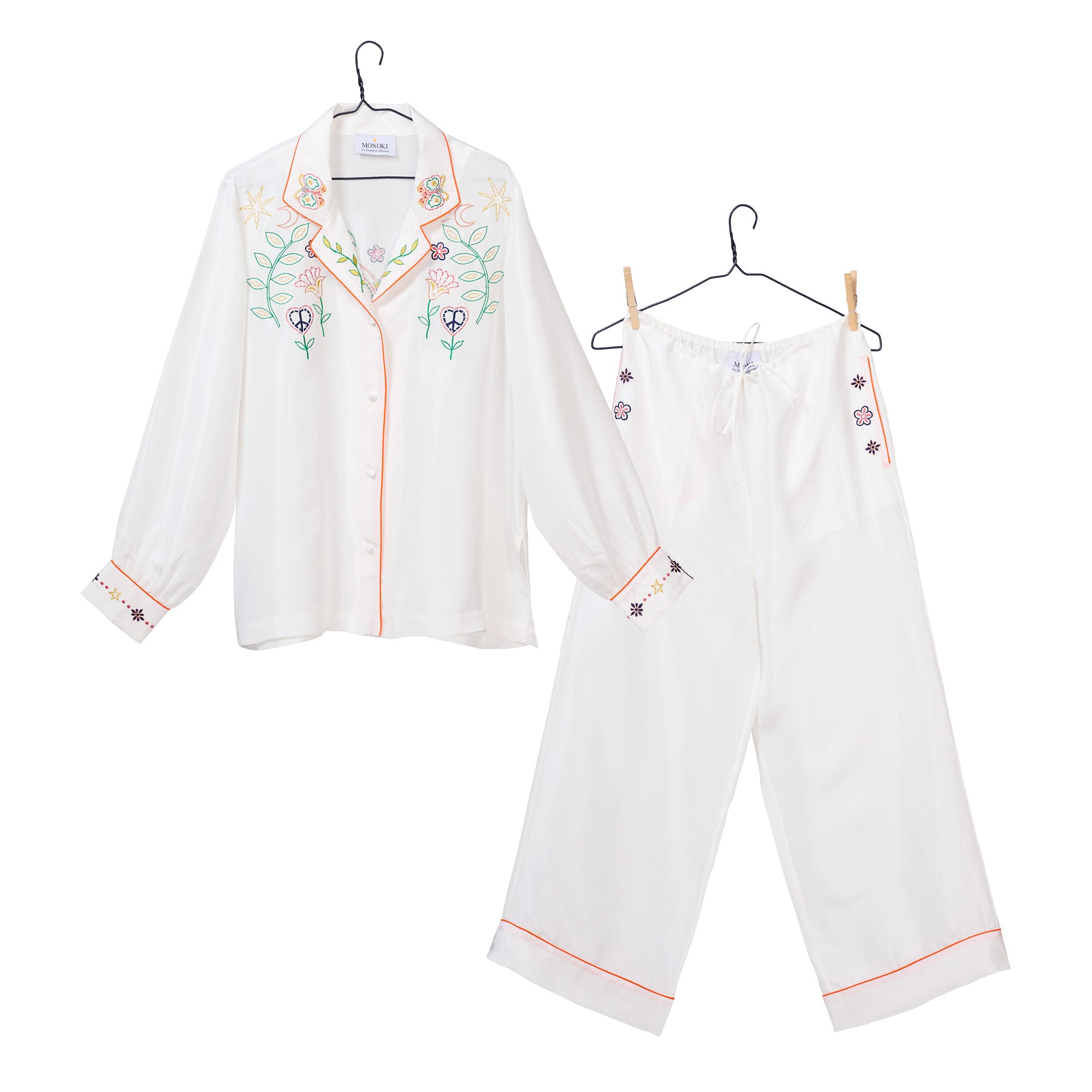 Monoki_pajama_white_set