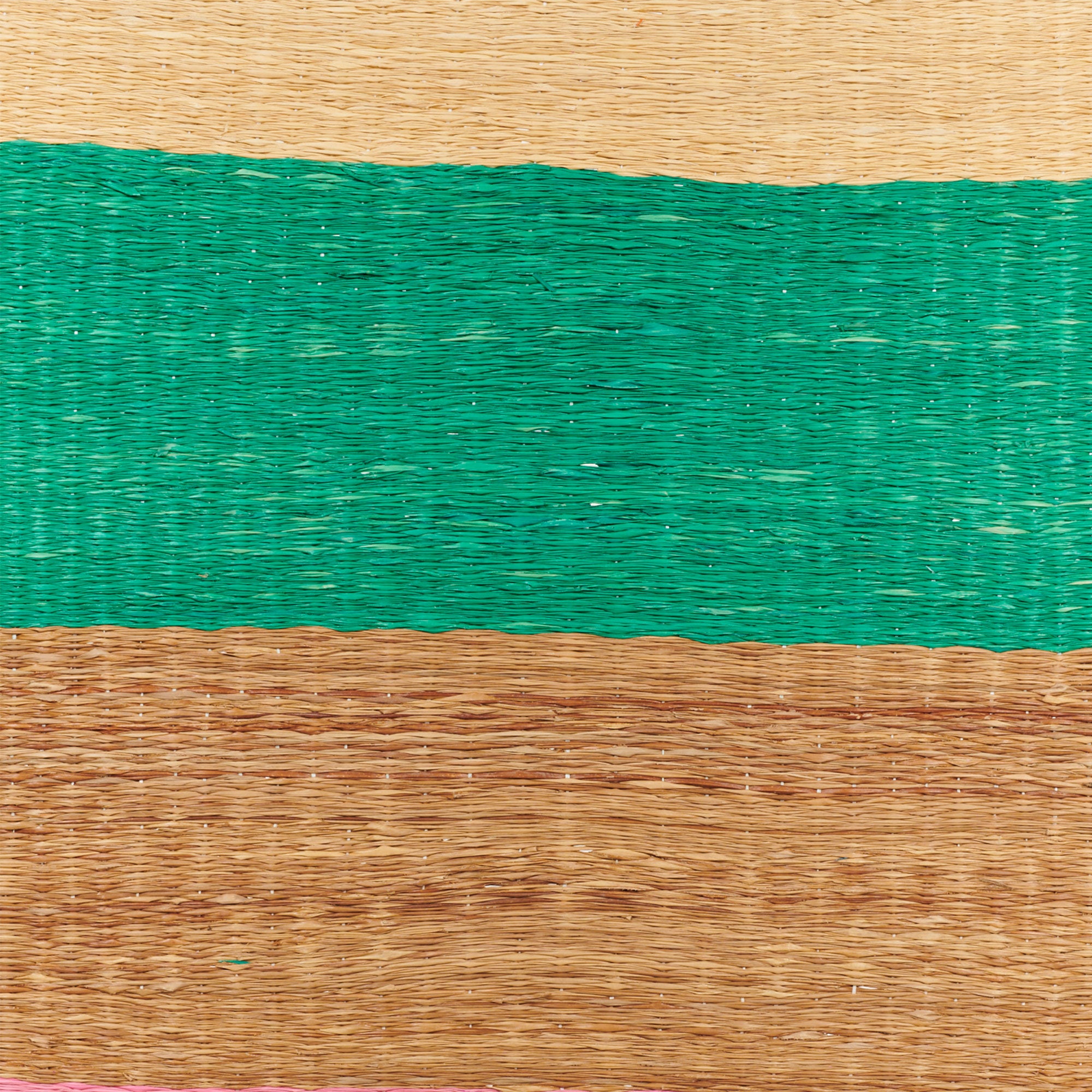 Estera Fernando Stripe Runner - Pink, Green, Natural