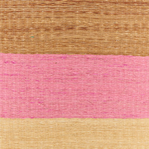 Estera Fernando Stripe Runner - Pink, Green, Natural - 6ft