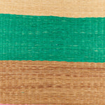 Estera Fernando Stripe Runner - Pink, Green, Natural - 6ft