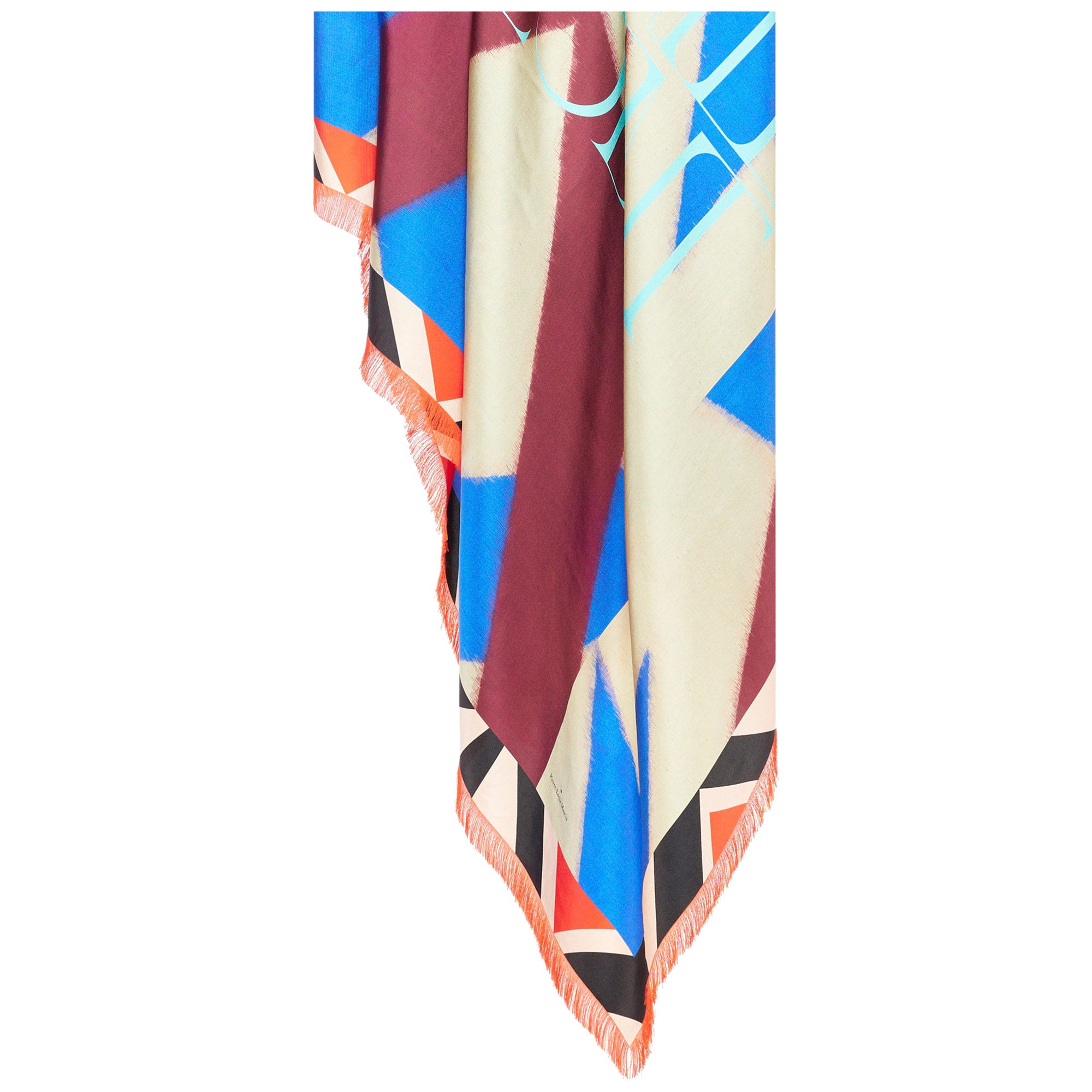 PLM_Mixed_Print_Silk_Scarf_Geo_Stripe_close_up