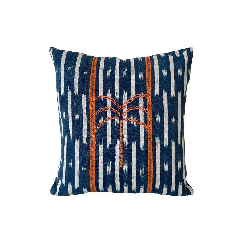 The_palmist_x_choix_pillow_navy_baule_orange_palm